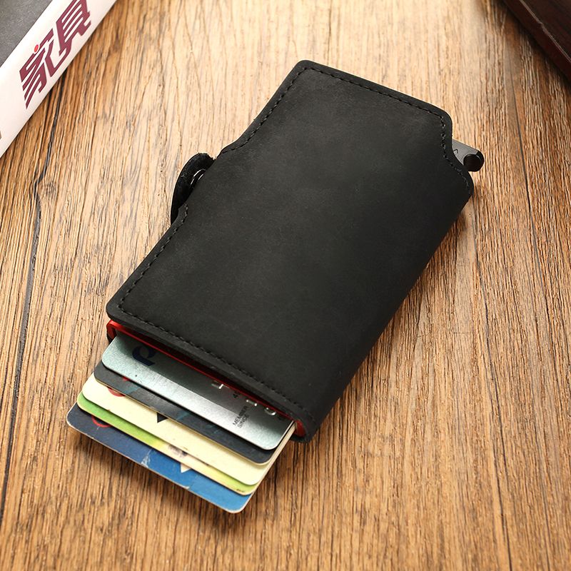 Slim Business Card Holder Men  - Card Top Loader review and price