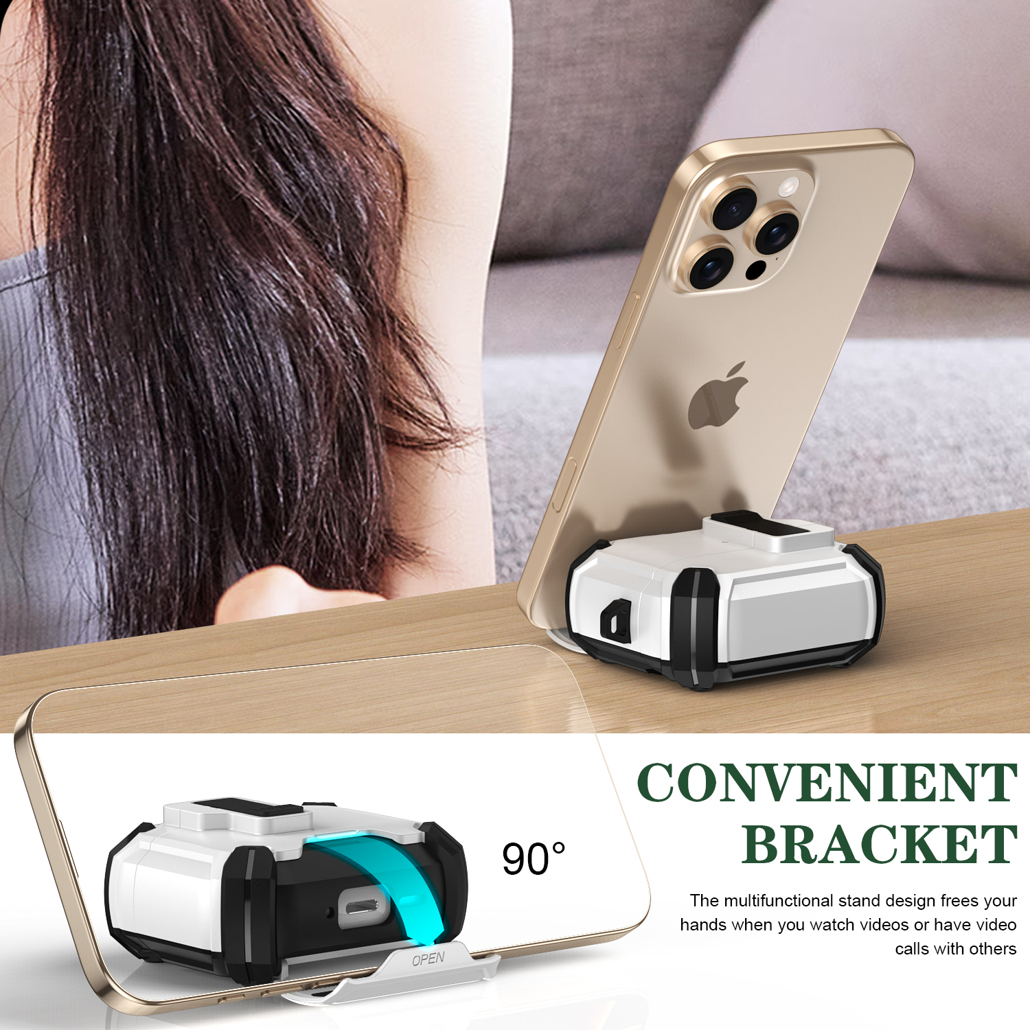 Auto Pop-Up AirPods Case Magne - Pop Display Shelf review and price