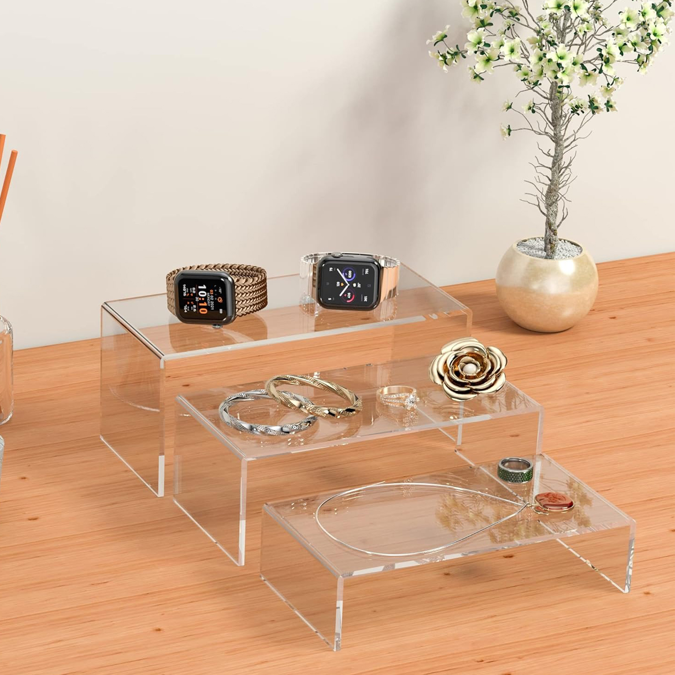 3 pieces of acrylic display sh - Pop Display Shelf review and price