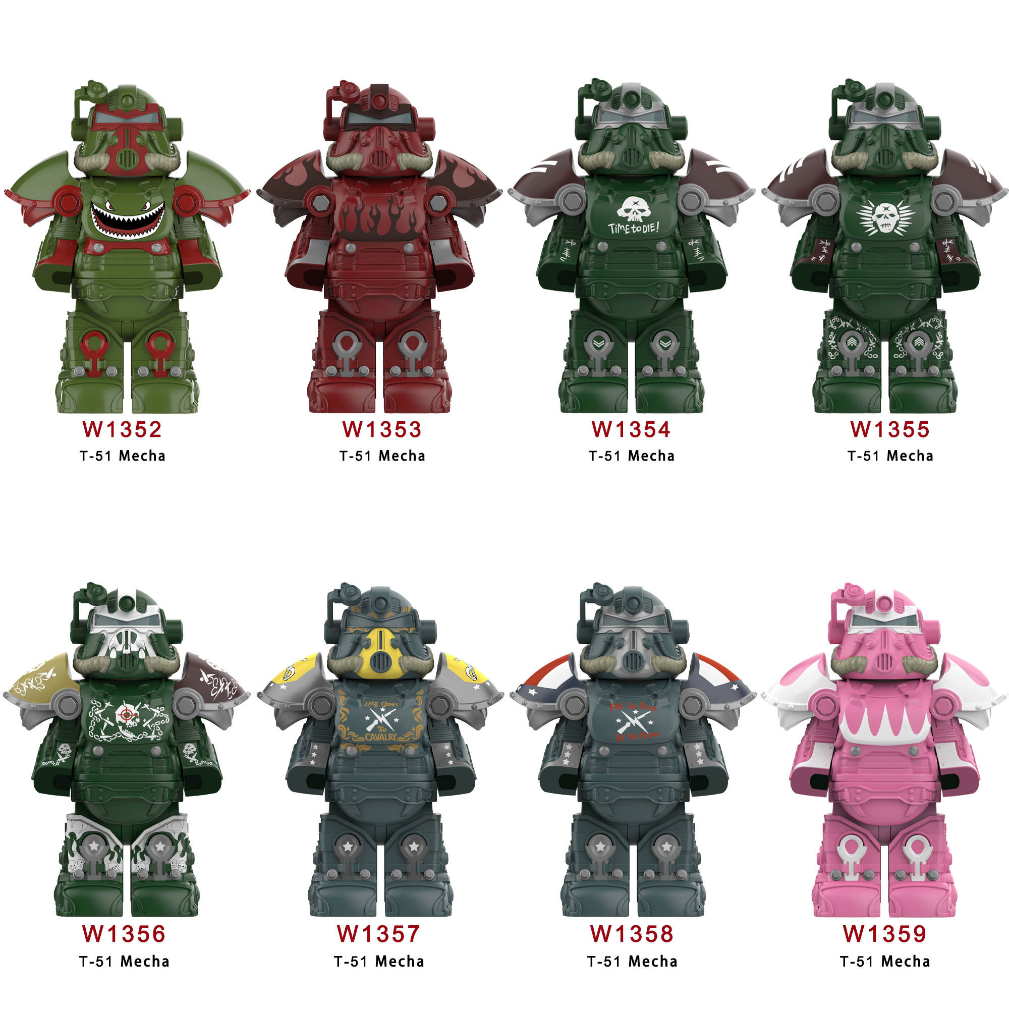 New BoS Game T60 Power Armor A - Lego Minifigure Holder review and price