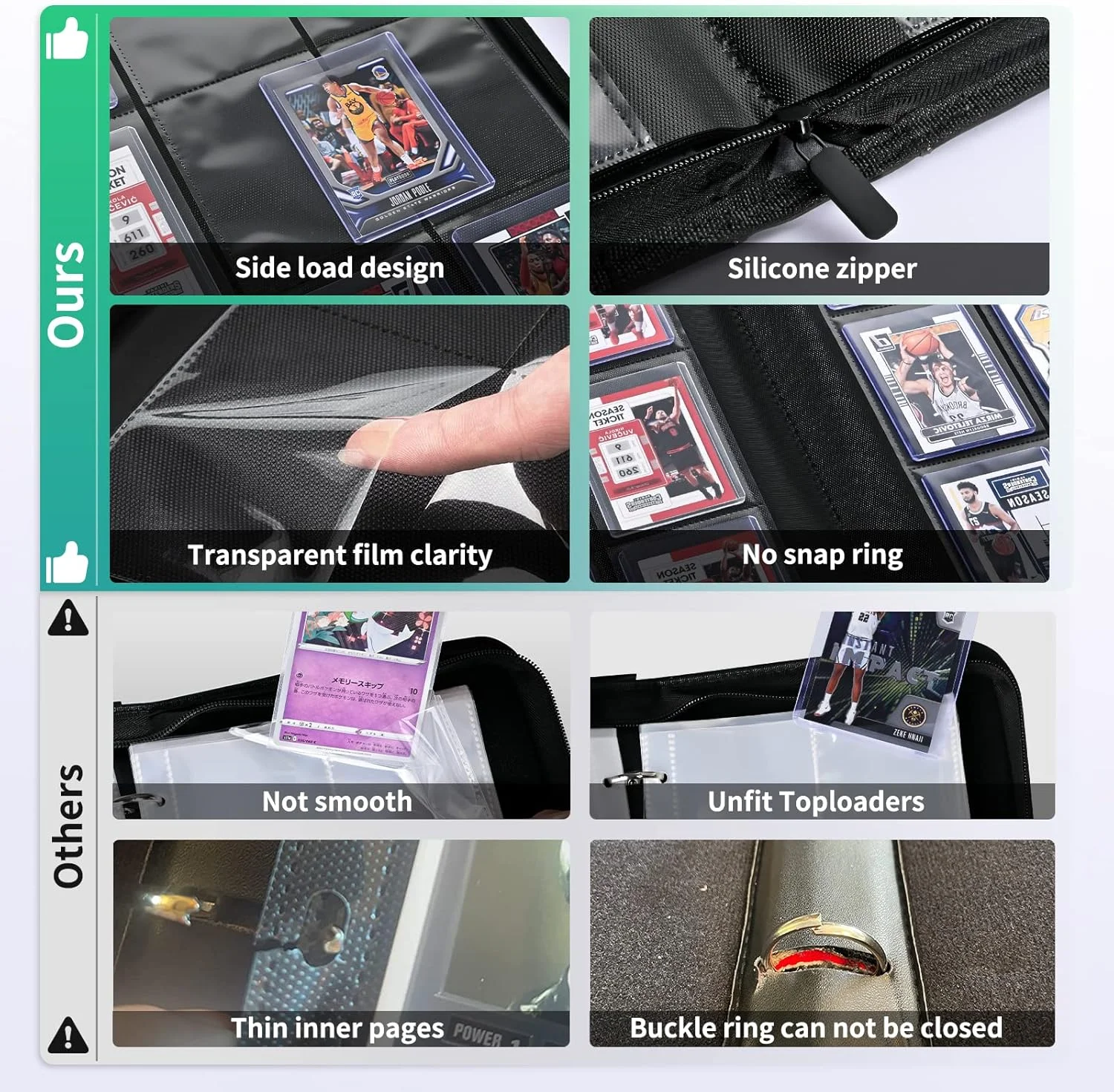 Card Binder, 9-Pocket Trading  - Trading Card Binder review and price