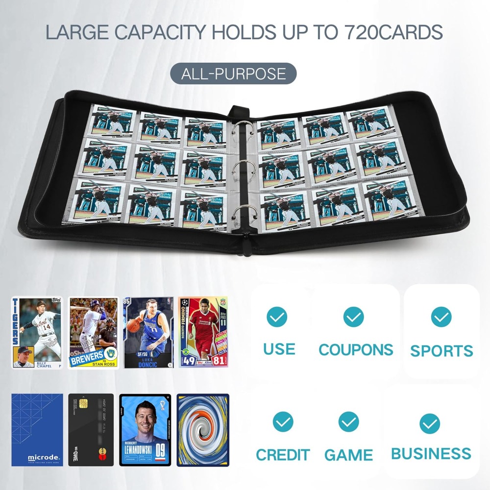 Premium 720 Double Sided Pocke - Trading Card Binder review and price