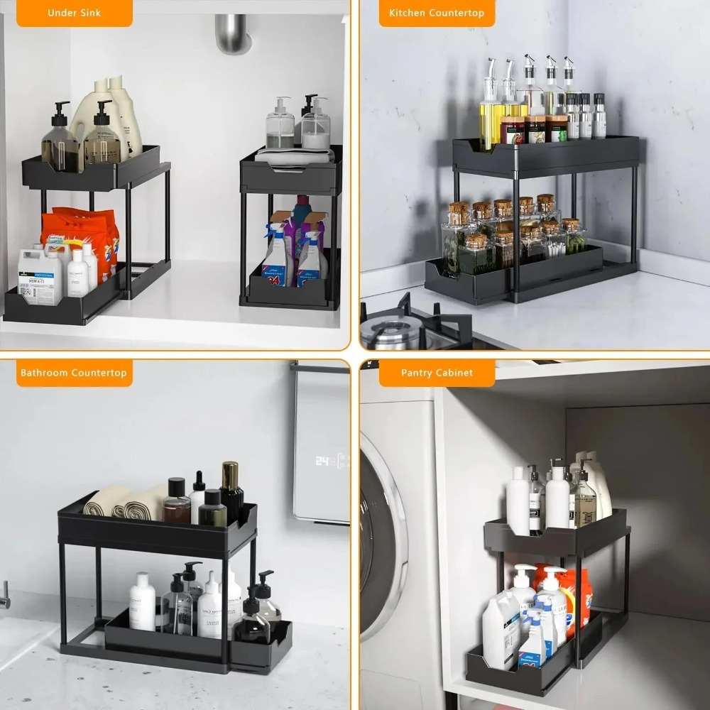 2-Tier Pull Out Under Sink Org - Pop Display Shelf review and price