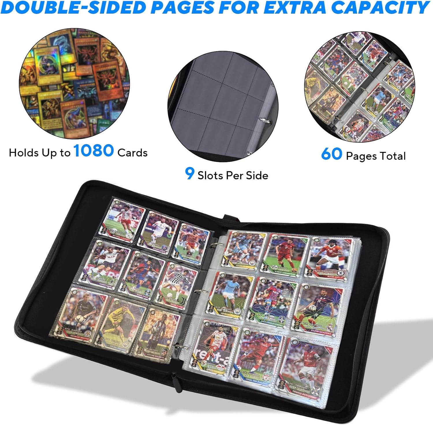 Portable 9-Pocket Trading Card - Trading Card Binder review and price