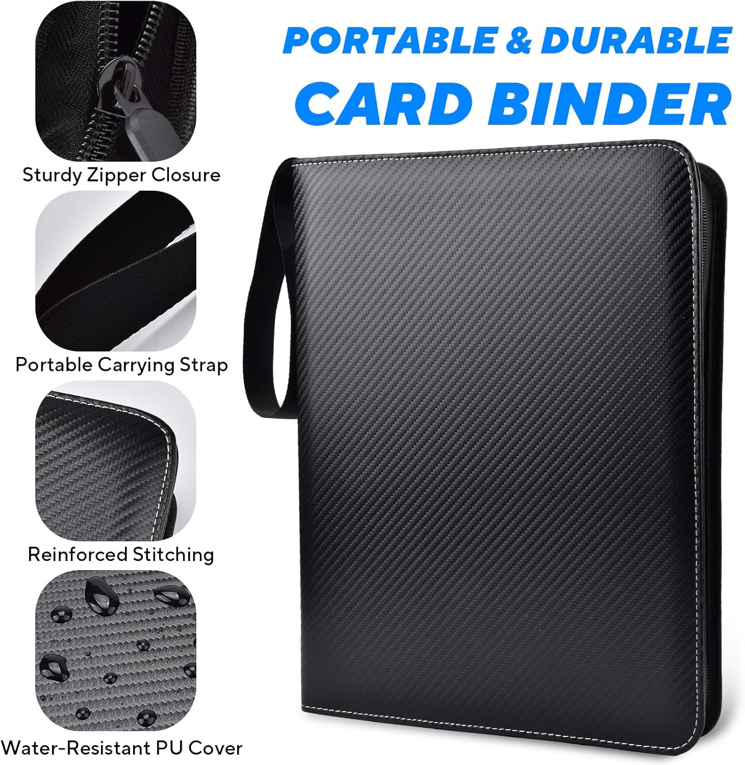 Portable 9-Pocket Trading Card - Trading Card Binder review and price