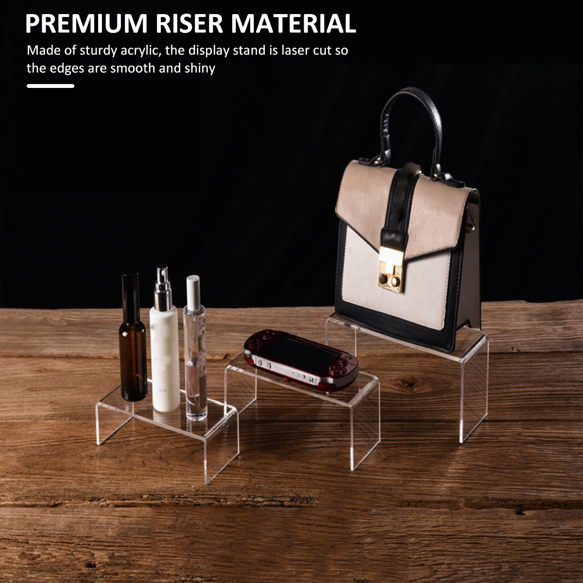 3/6/9Pcs Acrylic Display Stand - Display Risers Set review and price
