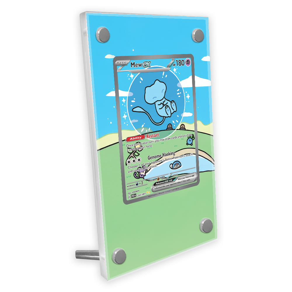 Pokemon Cards Display PTCG Mew - Display Case Acrylic review and price