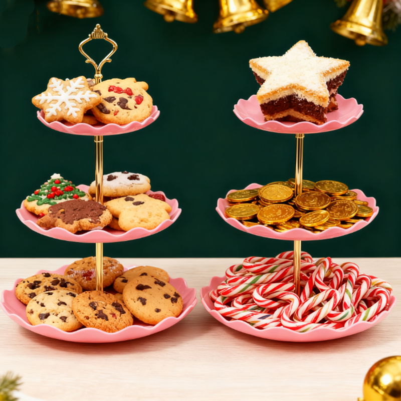 2/5pcs luxury pink cake rack d - Display Risers Set review and price