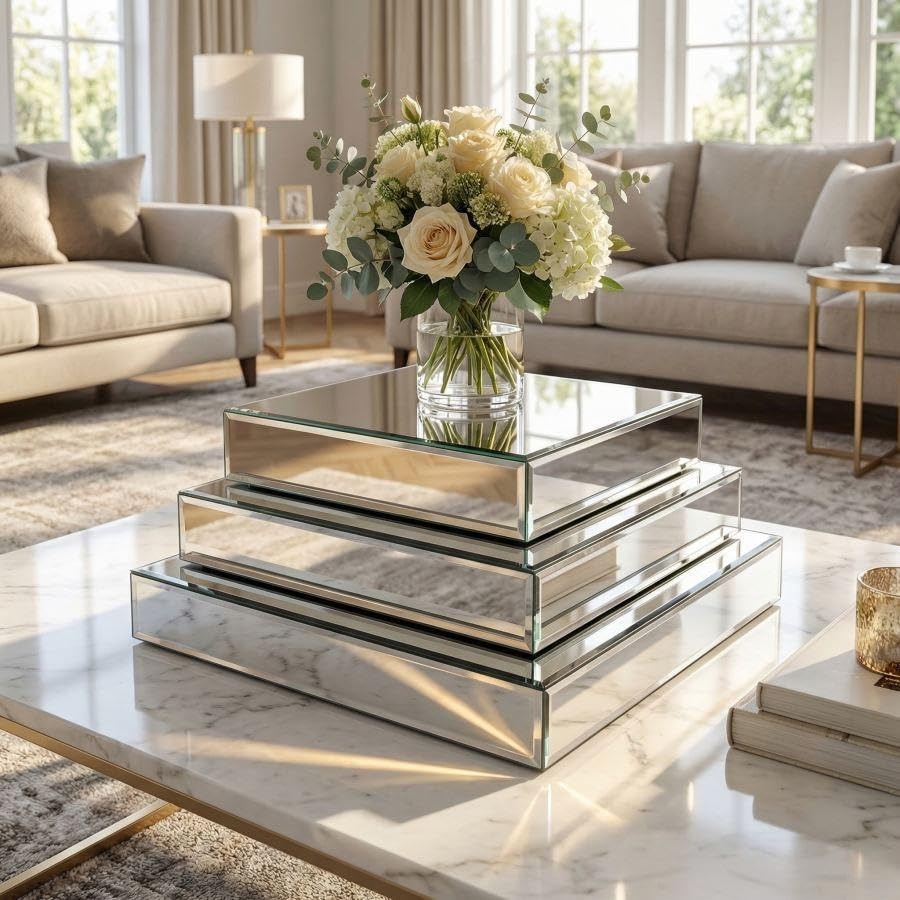 Mirror Display Riser Stands 3  - Display Risers Set review and price