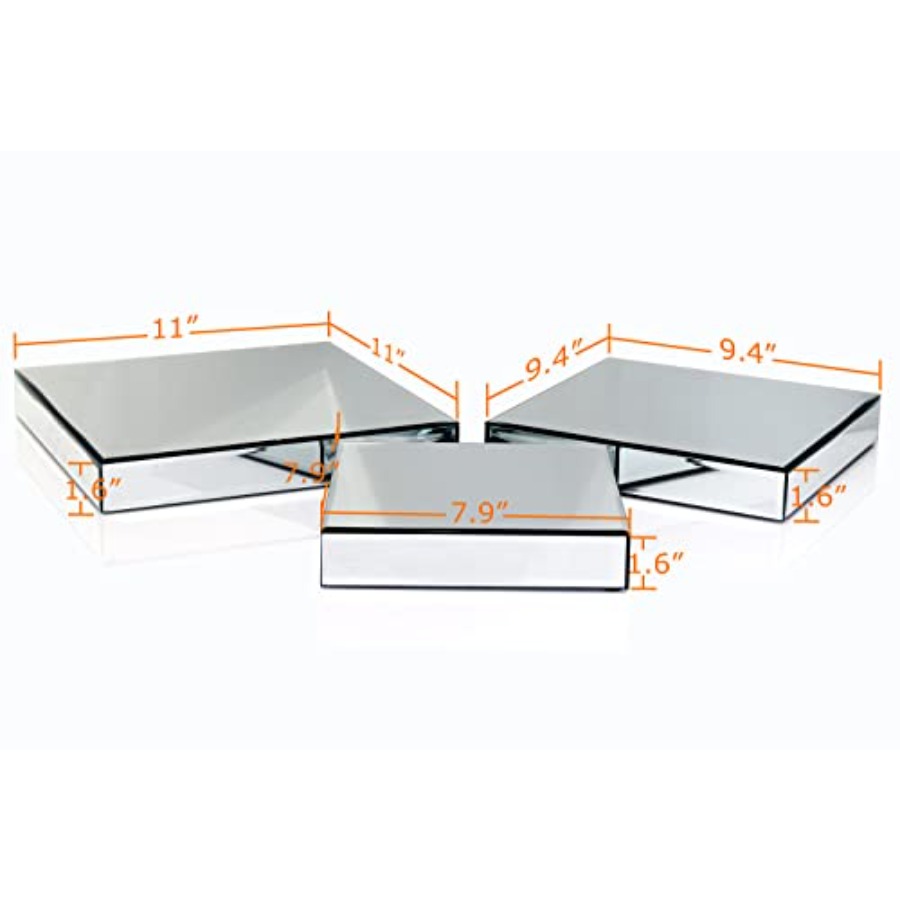 Mirror Display Riser Stands 3  - Display Risers Set review and price