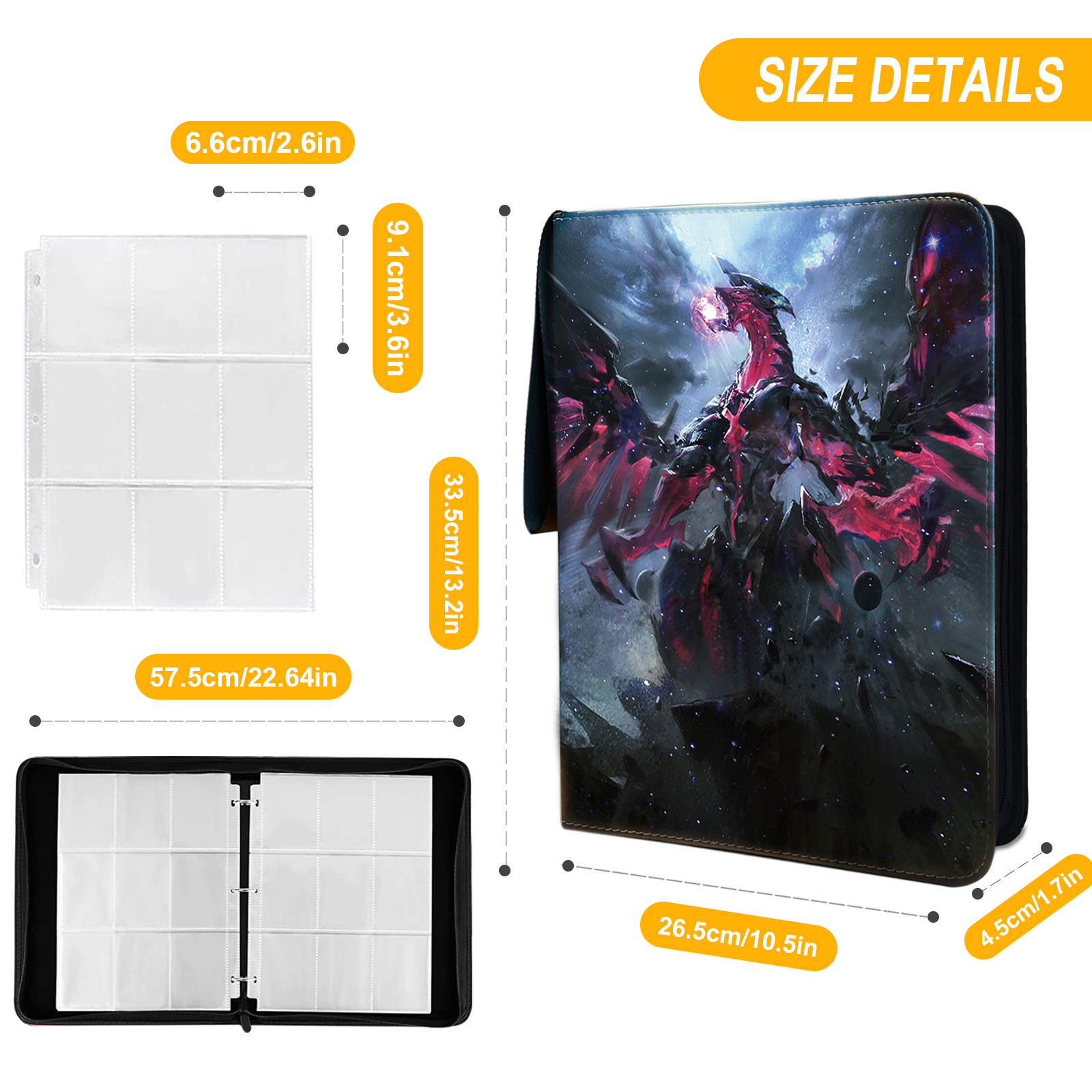 Trading Yugioh Card Binder Fit - Trading Card Binder review and price