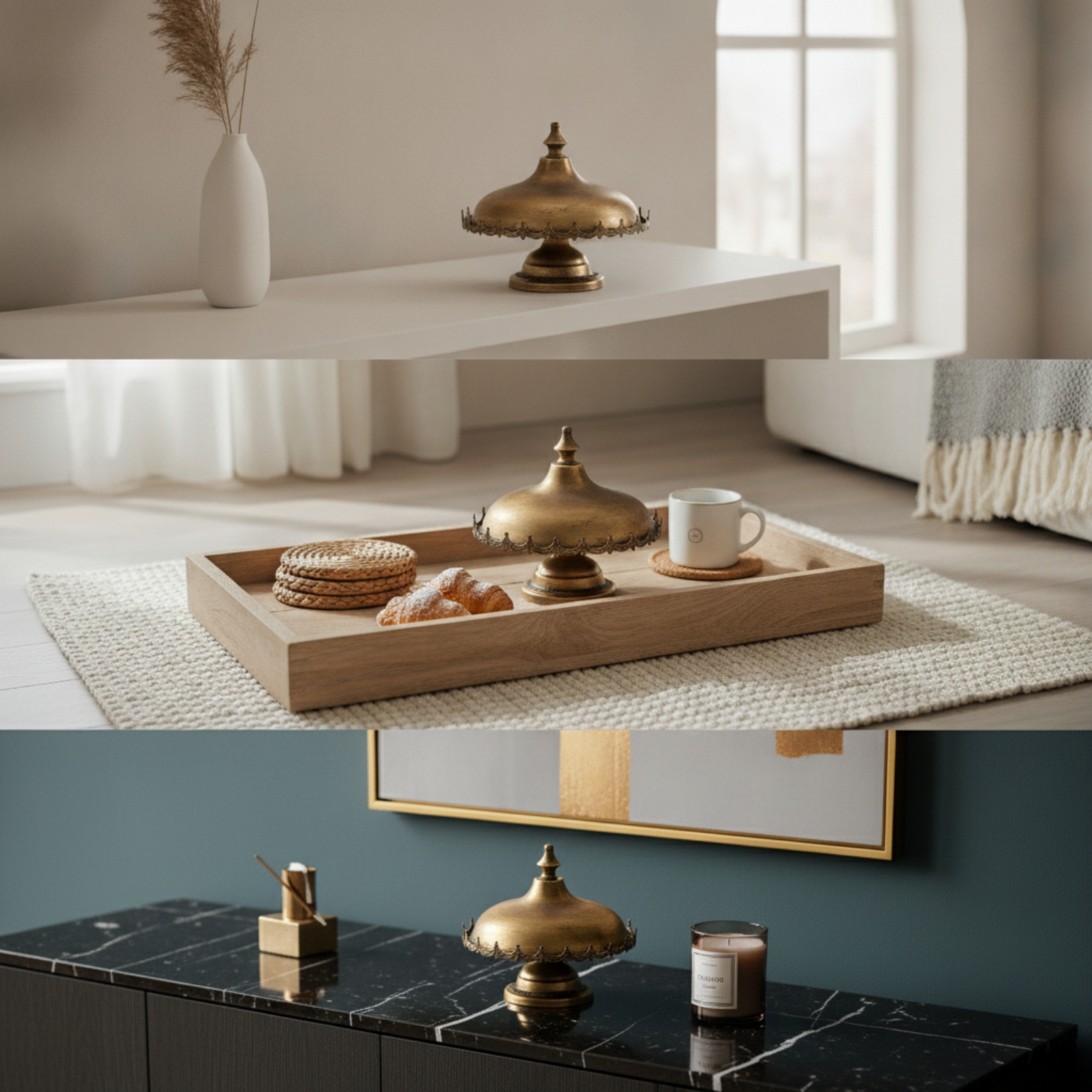 Pedestal Tray with Scalloped E - Display Risers Set review and price