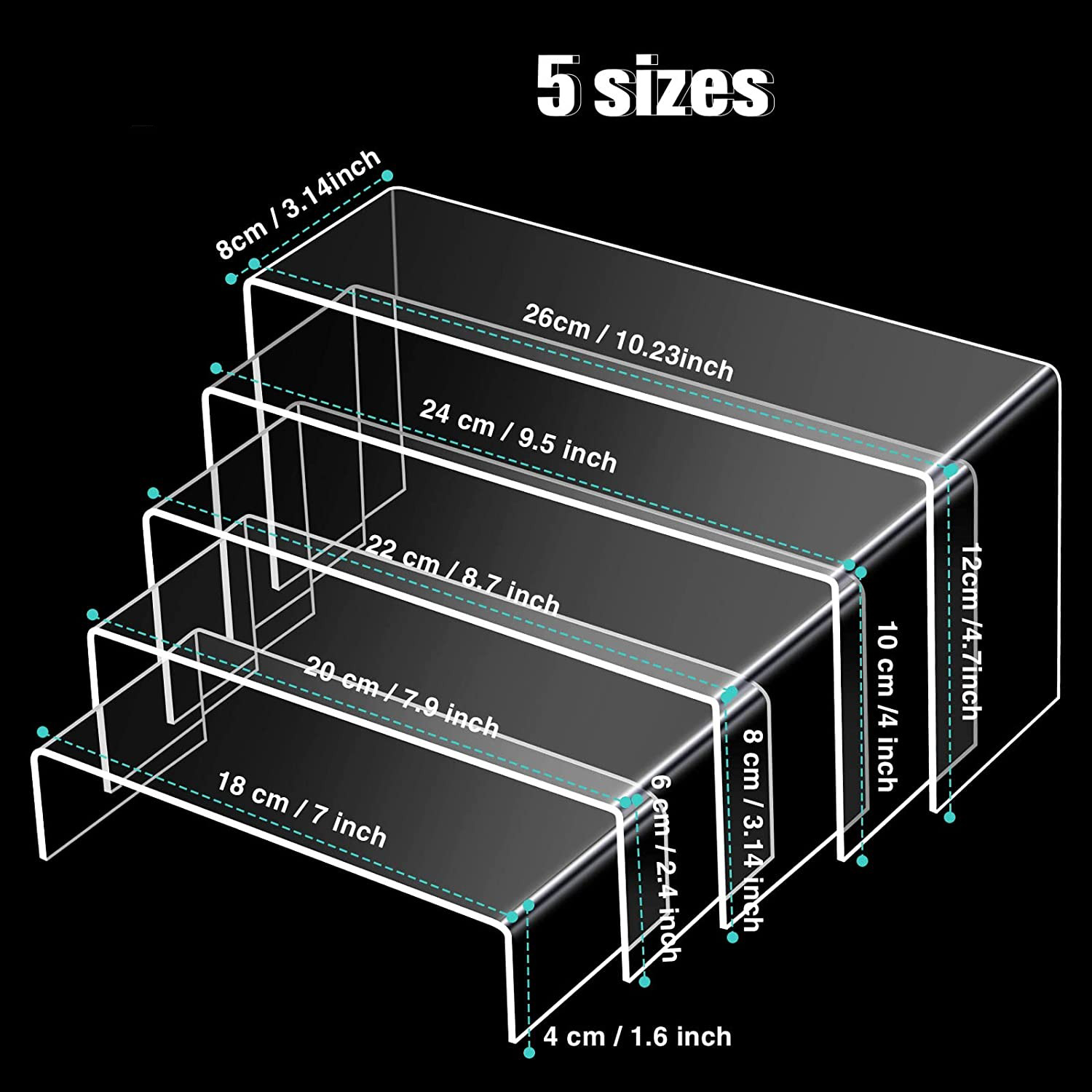 Clear Rectangular Acrylic Disp - Pop Display Shelf review and price