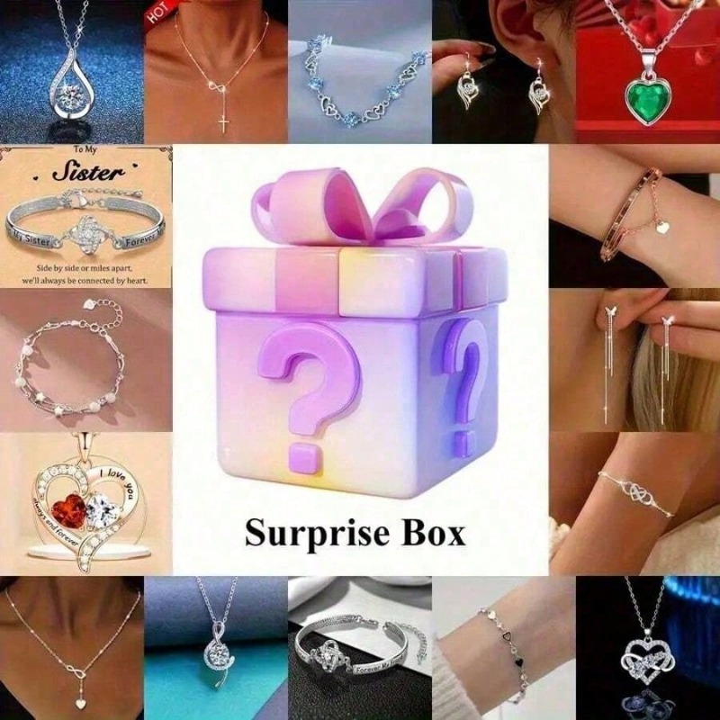 Random Mixed Jewelry Blind Box - Mystery Box Blind Bag review and price