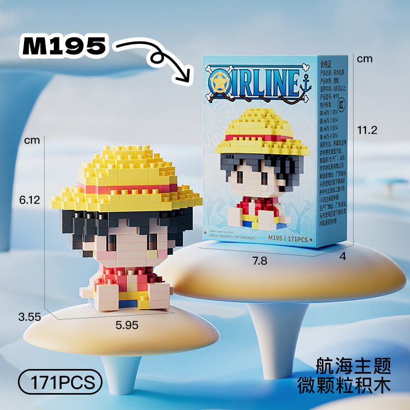 New ONE PIECE Sun God Nika Luf - Building Block Mini review and price
