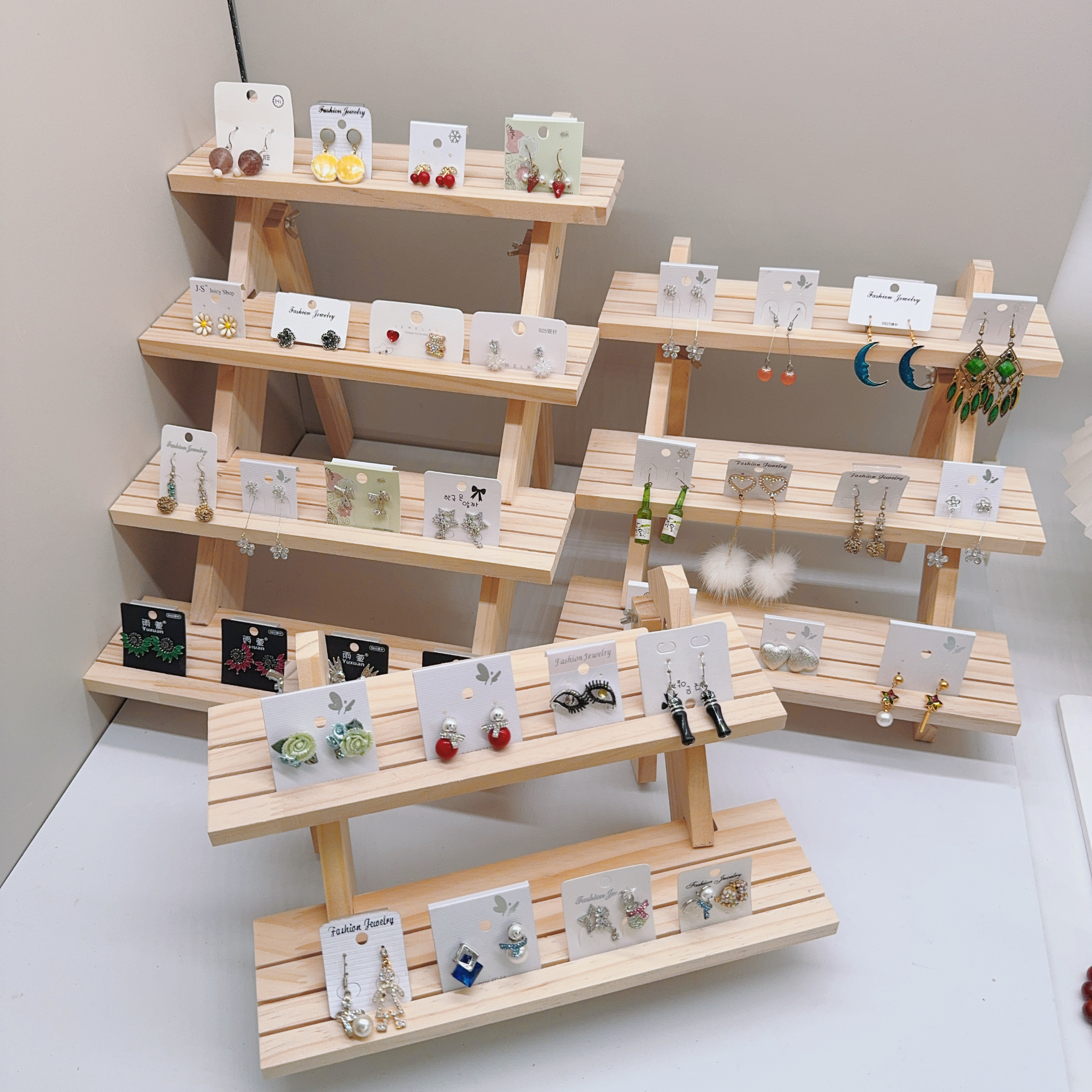 Ear Stud Holder Riser Multi-ti - Display Risers Set review and price