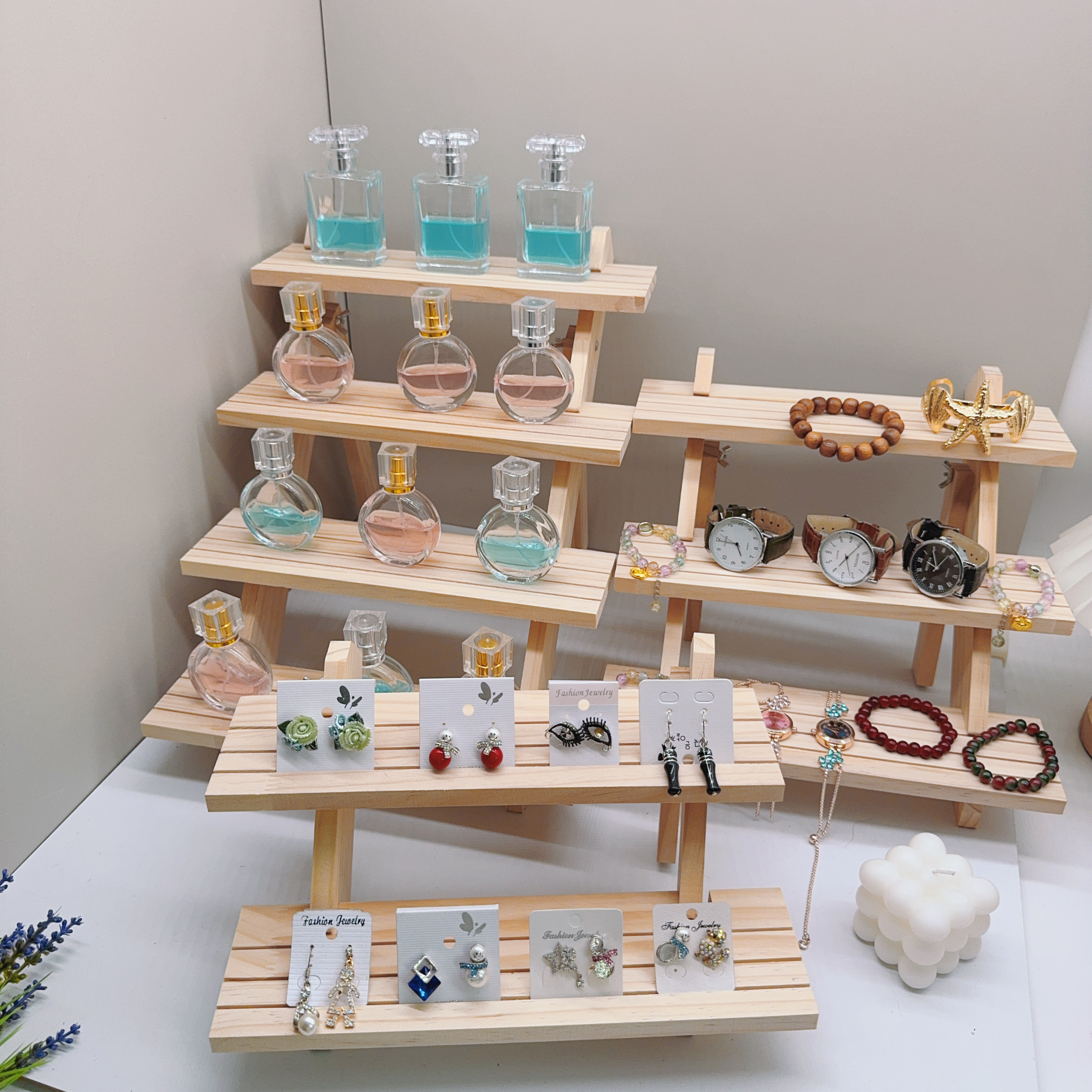 Ear Stud Holder Riser Multi-ti - Display Risers Set review and price